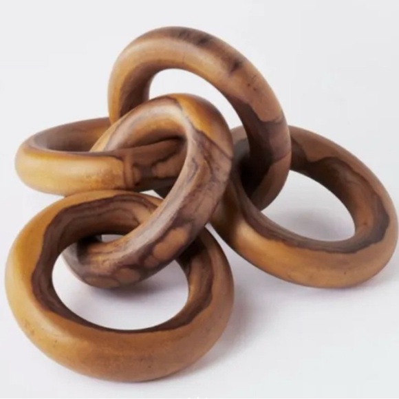 Treshold designed with Studio McGee Other - Teak Wood Chain - Studio McGee